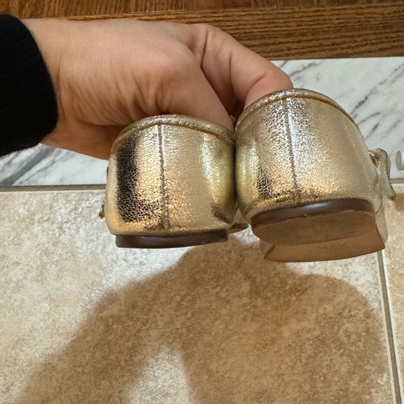 Zara Toddler Gold Flats - Picture 6 of 6